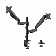 Monitoriaus Laikiklis - GEMBIRD MA-DA2P-02 Dviejų Ekranų Laikiklis 17"-32" 9kg Talpa Juodas Monitoriaus Laikiklis - GEMBIRD MA-DA2P-02 Dviejų Ekranų Laikiklis 17"-32" 9kg Talpa Juodas