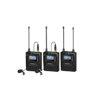 Wireless microphone - Comica CVM-WM300A two-channel system black