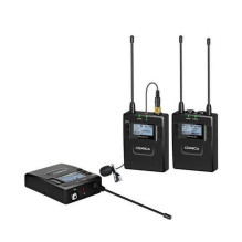 Wireless microphone - Comica CVM-WM300A two-channel system black