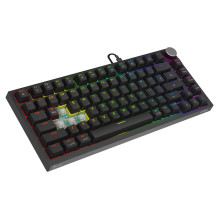 Žaidimų klaviatūra - Savio ASTRAL BLACK JADE USB QWERTY RGB Juoda Žaidimų klaviatūra - Savio ASTRAL BLACK JADE USB QWERTY RGB Juoda