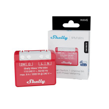 Smart Relay - Shelly Wave 1PM Mini LR 2000W 110-240V AC Indoor