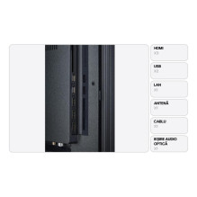 Televizorius - LG TV UHD AI 43UA73003LA 4K HDR Smart Wi-Fi 43 colių