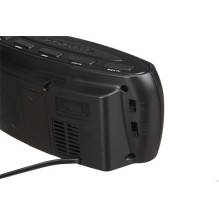 Laikrodžių radijas - Adler AD 1121 Analoginis ir skaitmeninis FM / AM garsiakalbis juodas