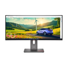 Monitorius - Lenovo Monitor P34WD-40 34" Lenktas 98% DCI-P3 HDMI DisplayPort USB-C