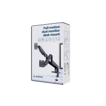 Monitoriaus Laikiklis - GEMBIRD MA-DA2-06 Dual 17"-32" VESA Suderinamas, Juodas Monitoriaus Laikiklis - GEMBIRD MA-DA2-06 Dual 17"-32" VESA Suderinamas, Juodas