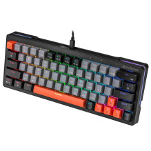 Gaming Keyboard - Tracer GAMEZONE EVO1 Mechanical RGB Wired Hot Swap 63 Gray