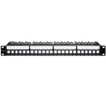 Tinklo Įranga - Qoltec 54516 Patch Panel 24 Portai 1U UTP Juodas