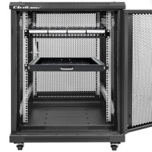 Tinklo Įranga - Qoltec 54516 Patch Panel 24 Portai 1U UTP Juodas