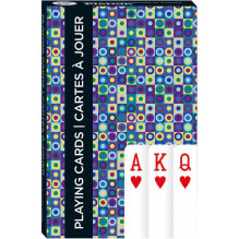 Playing cards - Piatnik Dots Bridge cards 2 decks 55 cards red blue