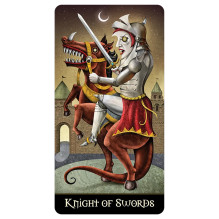 Tarot Kortos - Deviant Moon Tarot Mini 78 Kortų 4.3 x 7.5 cm