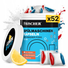 Dishwasher detergent - Frischer 3-in-1 capsules 52 pcs.