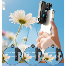 Camera - Apexel APL-HB170SW 170° Wide-Angle Optical Glass Clip-on Lens