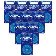 Baterija - Varta 675 klausos aparatų baterijos (60 vnt., 1.45 V, PR44)