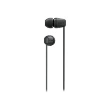Wireless headphones - Sony WI-C100 Bluetooth, 25h battery, IPX4, black