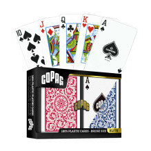 Card set - Copag Elite Bridge Regular Index plastic playing cards 2 sets