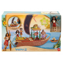 Toy - Mattel Disney Moana 2 Canoe Playset with Mini Doll and Accessories