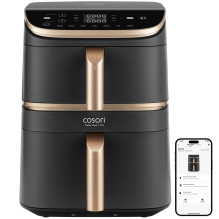 Home and Kitchen Equipment - COSORI Turbo Tower Pro 10.8L Deep Fryer 2630W Black, Gold