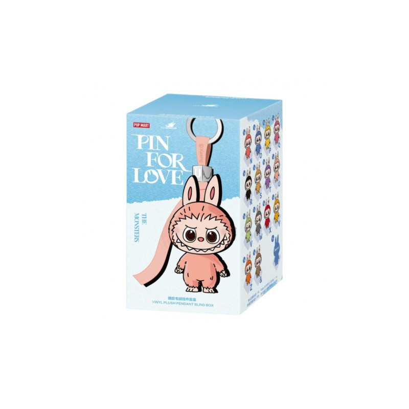 Pakabukas - Pop Mart Labubu The Monsters Pin For Love Series N-Z, Atsitiktinė Spalva