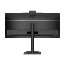 Monitorius - AOC CU34E4CW 34" WQHD 120Hz išlenkta 5MP vaizdo kamera juoda