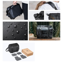 Bag - KF Concept Urban Wander 10L Backpack, Waterproof, Black Bag - KF Concept Urban Wander 10L Backpack, Waterproof, Black