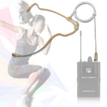 Mikrofonas - KIMAFUN WP81 kondensatorinis ausinis mikrofonas AKG Mini XLR 3pin