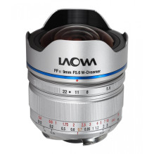 Camera Lens - Laowa 9mm f / 5.6 FF RL 135° Angle of View Silver