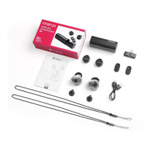 Microphone - ULANZI A30 Tiny Mic USB-C Wireless System 2 Transmitters Black