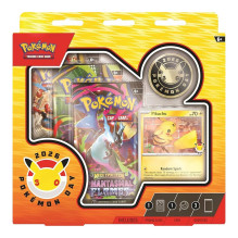 Kolekcionuojami daiktai - Pokémon Day 2026 Collection Box (Pokémon, Pikachu card, coin, 3 booster packs)