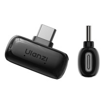Mikrofono sistema - ULANZI A30 Tiny Mic USB-C bevielis, 2 siųstuvai, triukšmo slopinimas