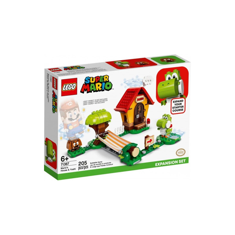 Statybų rinkinys - Lego 71367 Super Mario Mario namas ir Yoshi plėtimo rinkinys