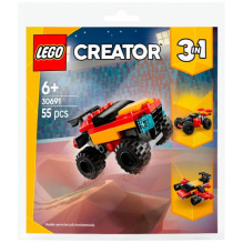 Konstruktorius - Lego 30691 Creator 3 In 1 Mini Monster Truck, Race Car, Quad Bike
