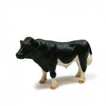 Kolekcinė figūrėlė - Schleich Holstein Bull rankų darbo juodas ir baltas