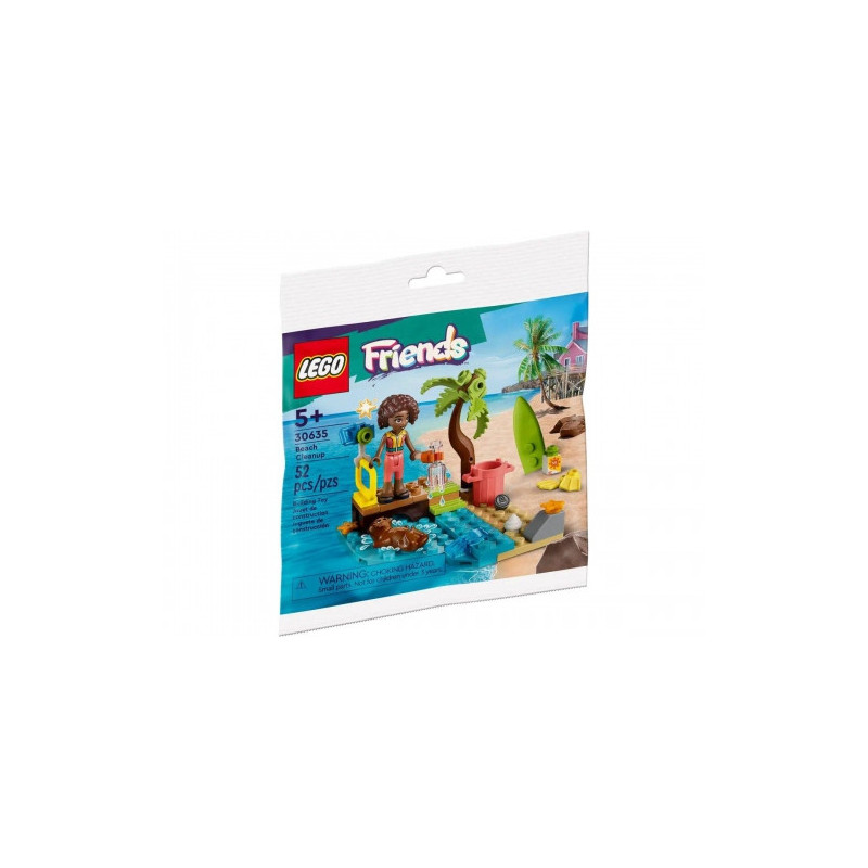 Building set - Lego 30635 Friends Beach Cleanup (Lego, minifigures, accessories)