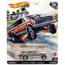 Toys, Games Collectibles - Hot Wheels Premium 64 Chevy Nova Gasser Die-Cast