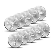 Battery - Duracell CR2032 Lithium Coin Batteries 10 Pcs 3V