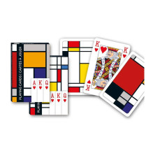 Playing cards - Piatnik Squares 2 packs 55 cards red and blue