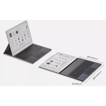 Byla - Onyx Boox Note Max / Tab X C Magnetinė byla su klaviatūra ruda