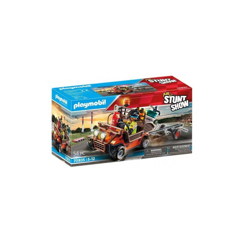 Toy set - Playmobil 70835 Aerial Acrobatics Mobile Repair Service