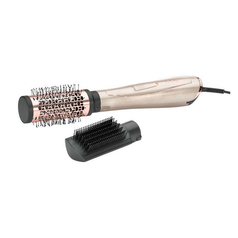 Tool - BaByliss AS914PE Straightening Brush 1000W 3 Heat Levels Black / Rose Gold