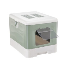 Cat litter box - FERPLAST Sahara Green 52x39x40cm Plastic