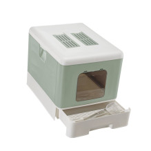 Cat litter box - FERPLAST Sahara Green 52x39x40cm Plastic