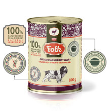 Šunų maistas - FOLK Splendid Deer Venison Wet Food 800g Be glitimo