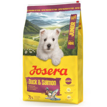 Dog food - JOSERA Mini Junior Duck and Salmon (29% protein, 18% fat, 900g)