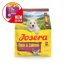 Dog food - JOSERA Mini Junior Duck and Salmon (29% protein, 18% fat, 900g)