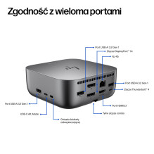 Docking station - HP Thunderbolt 4 100W G6 Dock (Hewlett-Packard, Thunderbolt 4, HDMI 2.1, Ethernet)