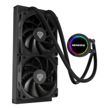 Aušinimo sistema - GENESIS NLG-2318 All-in-One Liquid Cooler, Dual Fans, Black