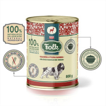 Dog food - FOLK Delicious Masurian sturgeon venison wet food 800g grain-free