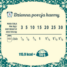 Šunų maistas - FOLK Skanus Masūrijos eršketas elnienos drėgnas maistas 800g be grūdų