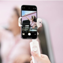 Kamera - Hohem iSteady V2s 3-Axis Gimbal for Smartphones White / Pink