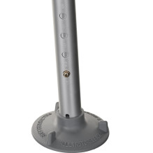 Bathroom furniture - ActionMed bath bench with backrest, height-adjustable, silver/white